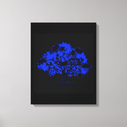 Onzichtbare eikel canvas afdruk (Voorkant)