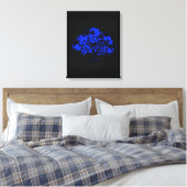 Onzichtbare eikel canvas afdruk (Insitu (Slaapkamer))