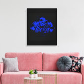 Onzichtbare eikel canvas afdruk (Insitu (Woonkamer))