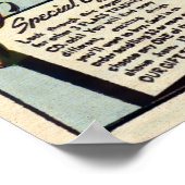 onzichtbare Helmadvertentiekunst Poster (Hoek)