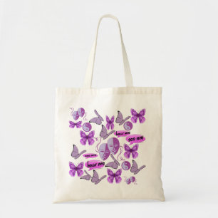 Onzichtbare Illness Collage Tote Bag