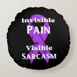 Onzichtbare pijn sarcastisch rond kussen
