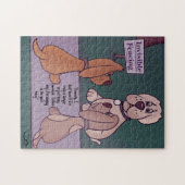 Onzichtbare puzzle legpuzzel (Horizontaal)