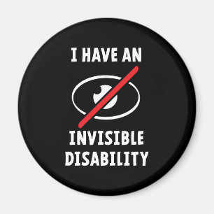 Onzichtbare ziekte, handicap. Onzichtbare. Magneet