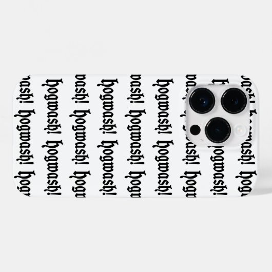 Onzin! Case-Mate iPhone Case (Achterkant (horizontaal))