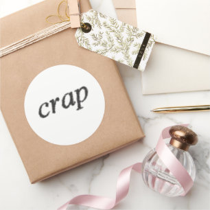 Onzin mat rond grote stickers