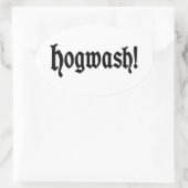 Onzin! Ovale Sticker (Tas)