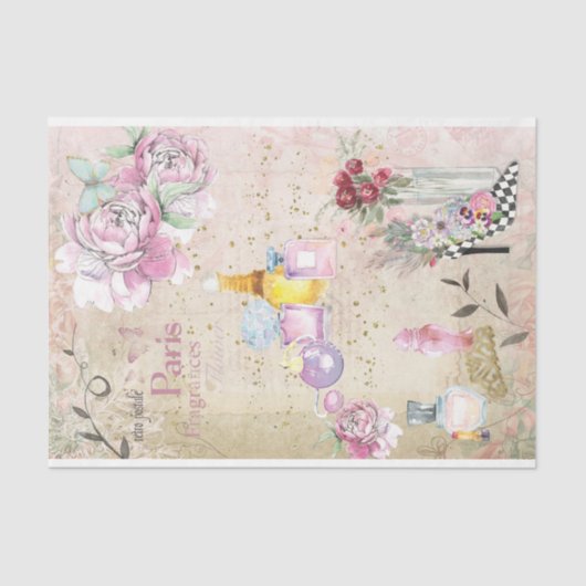 Oo La Parfume Decoupage papier (Voorkant)