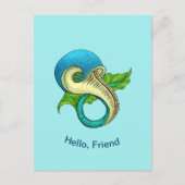 Oodd Fish Briefkaart (Voorkant)