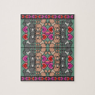Oodles Jigzaag Puzzle (Foo Poodles Design) Legpuzzel