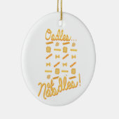 Oodles van noedels keramisch ornament (Rechts)
