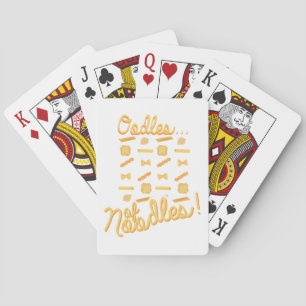 Oodles van noedels pokerkaarten