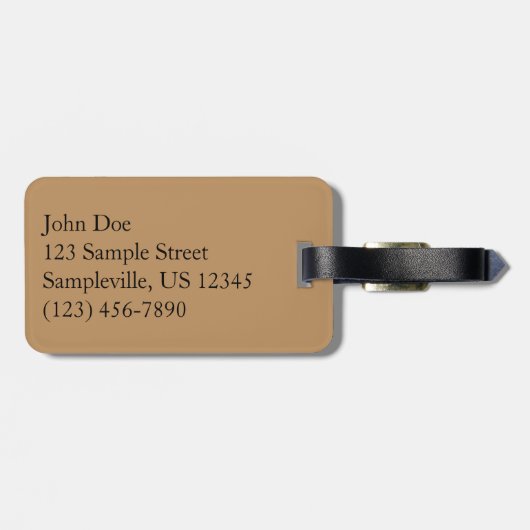 Oodles van Snickerdoedles Bagagelabel (Achterkant horizontaal)