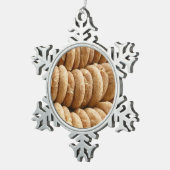 Oodles van Snickerdoedles Tin Sneeuwvlok Ornament (Rechts)