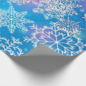 Oodles van Snowflakes op vlinderzijde Cadeaupapier (Hoek)