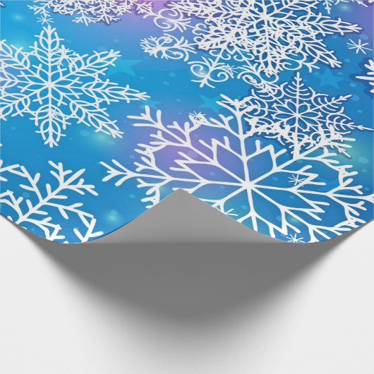 Oodles van Snowflakes op vlinderzijde Cadeaupapier (Hoek)