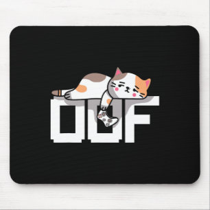 Oof Gamer Meme Noob Internetcultuur Gamer Kat Mann Muismat