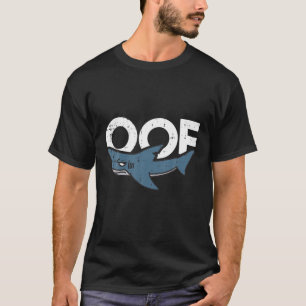 Oof Noob Gaming Meme Shark Humor Funny Animal Game T-shirt