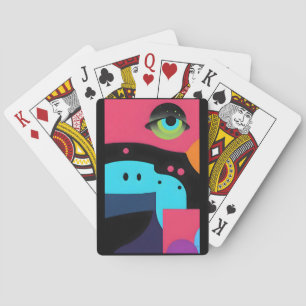 Oog accepteert radicale acceptatie pokerkaarten