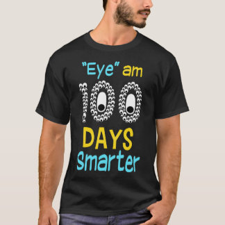 Oog AM 100 dagen slimmer 100 dagen van school T-Sh T-shirt