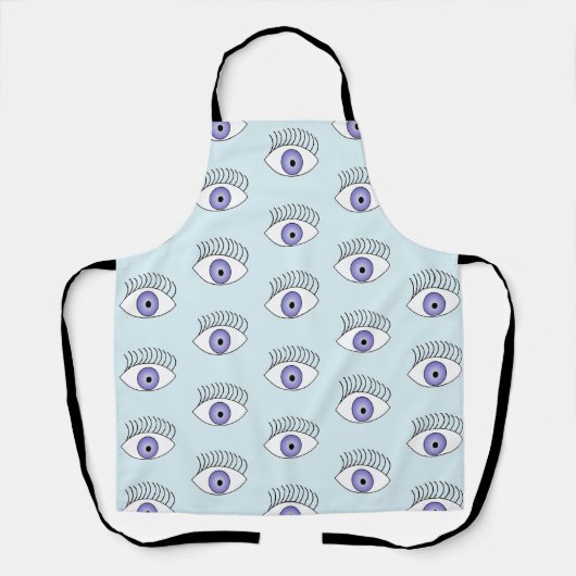 Oog blauw schort (Voorkant)