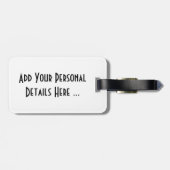 Oog cd ltm bagagelabel (Achterkant horizontaal)