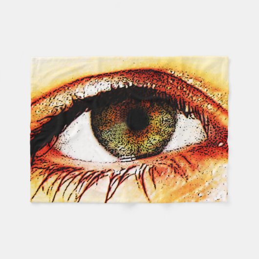 Oog fba fleece deken (Voorkant (Horizontaal))