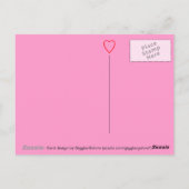 Oog-hart-ooi (ik hou van je!) briefkaart (Achterkant)