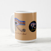 "Oog houdt van mijn koffie!" Mokken (Voorkant links)