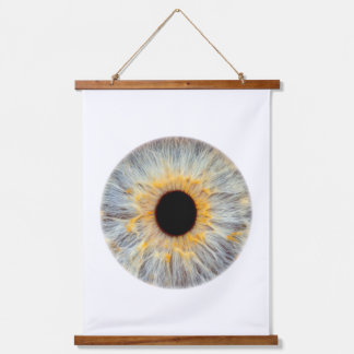 Oog houten wandtapijt hangend wandkleed