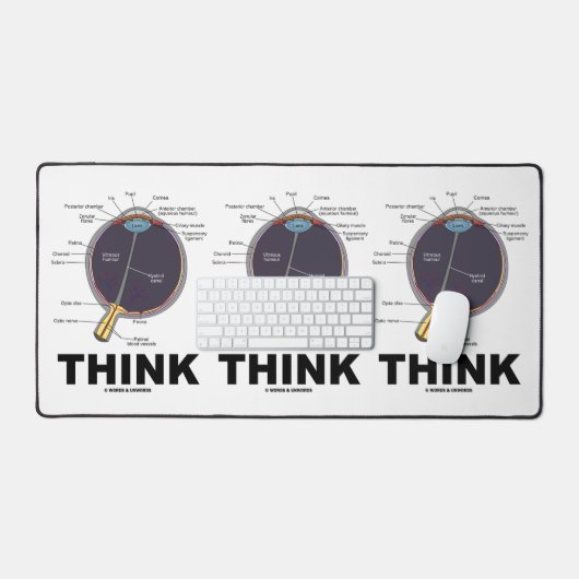 Oog (I) Denk aan anatomische geek Humor Bureaumat (Keyboard & Muis)