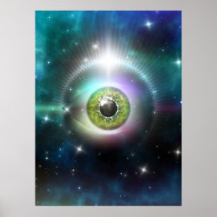 Oog in de ruimte poster