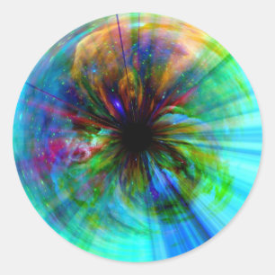 Oog in Orion Ronde Sticker