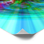 Oog in Orion Unieke Digitale Ruimte Kunst Poster (Hoek)