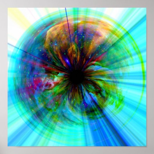 Oog in Orion Unieke Digitale Ruimte Kunst Poster (Voorkant)