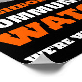 Oog kijken, buurtwachtwaarschuwing poster (Hoek)