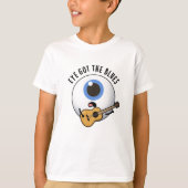 Oog Krijgt De Blues Grappige Oogbal Muziekgrap  T-shirt (Voorkant)