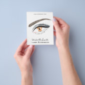 Oog lange wimpers Verleng icoon wimpers Flyer (Hand)