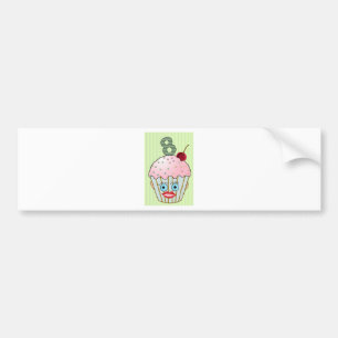 Oog Leuke Acht van het Gezicht van het Patroon van Bumpersticker