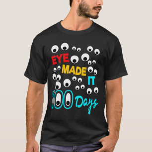 Oog maakte het 100 dagen 100 dagen schoolstudent t-shirt