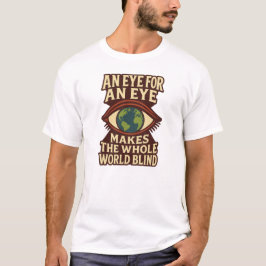 Oog om oog maakt de hele wereld blind t-shirt