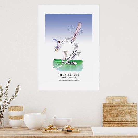 oog op de bal, tony fernandes poster (Keuken)