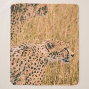 OOG OP DE DOELLEOPARD DIERENFOTO SHERPA DEKEN