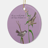 Oog op de Sparrow Keramisch Ornament (Links)