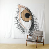 Oog op de wandtapijt wandkleed (In Situ (horizontaal))