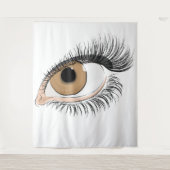 Oog op de wandtapijt wandkleed (Voorkant)