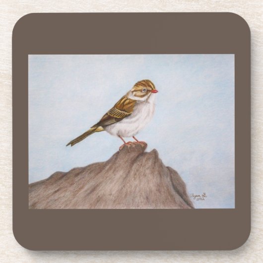 Oog op het Onderzetter Sparrow (Voorkant)