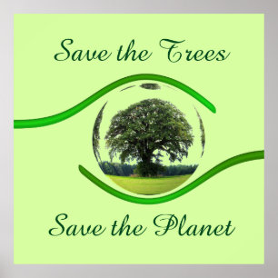 Oog over ecologie poster