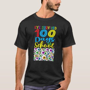Oog overleefde 100e dag van schoolleraren Kinderen T-shirt