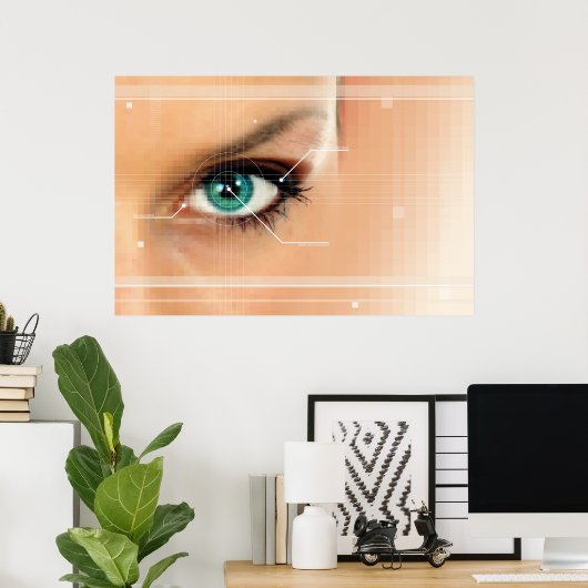 Oog Poster (Thuiskantoor)